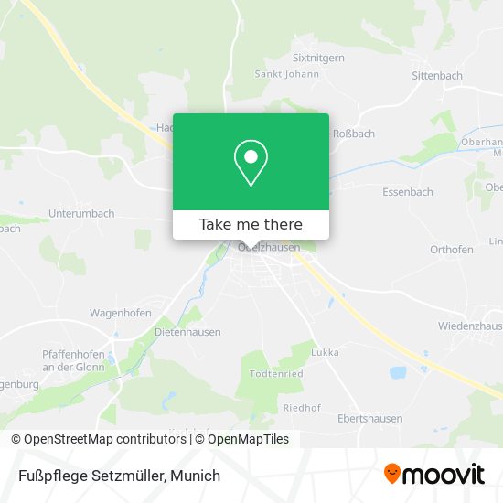 Fußpflege Setzmüller map