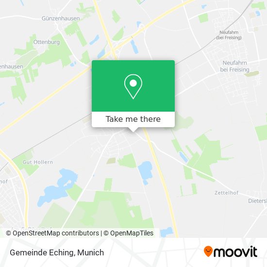 Gemeinde Eching map