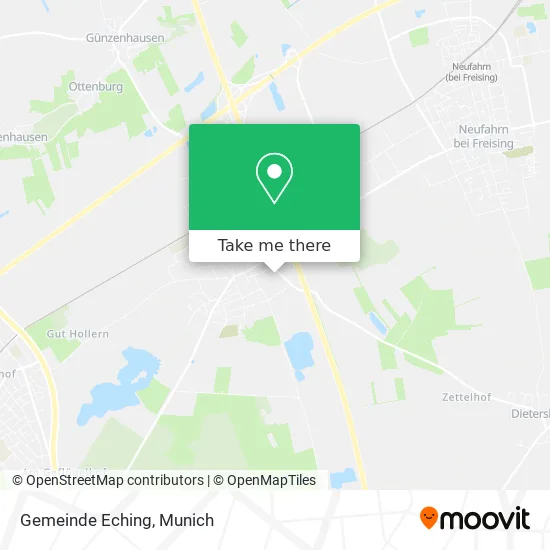 Карта Gemeinde Eching
