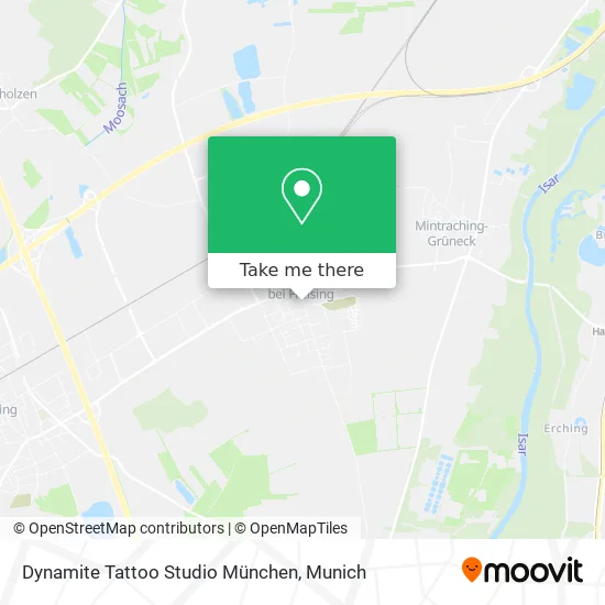 Карта Dynamite Tattoo Studio München