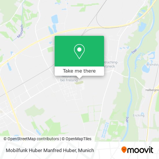 Mobilfunk Huber Manfred Huber map