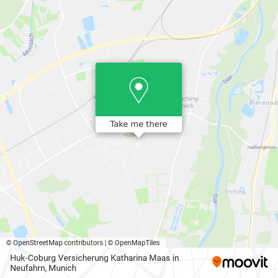 Карта Huk-Coburg Versicherung Katharina Maas in Neufahrn