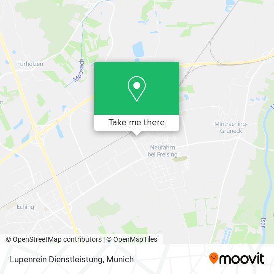 Lupenrein Dienstleistung map