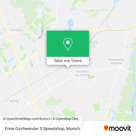 Ernie Gschwender S Speedshop map