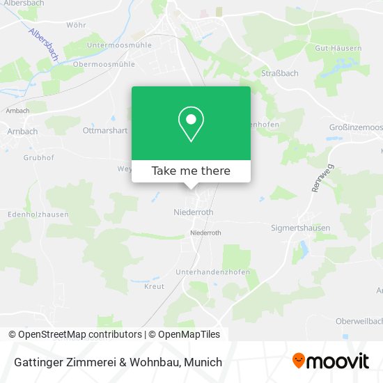 Gattinger Zimmerei & Wohnbau map