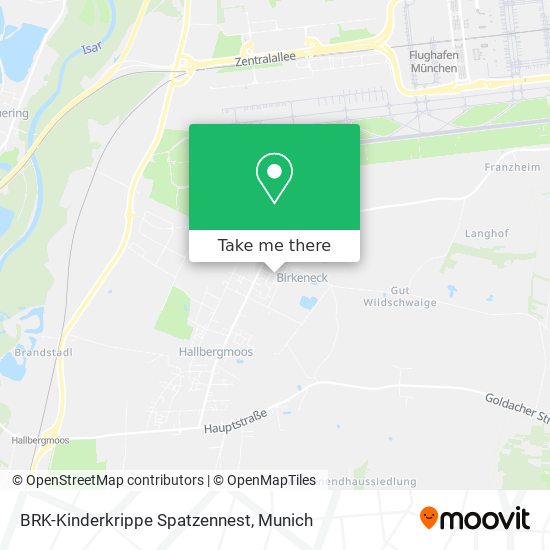 BRK-Kinderkrippe Spatzennest map