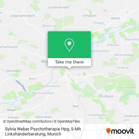 Sylvia Weber Psychotherapie Hpg, S-Mh Linkshänderberatung map