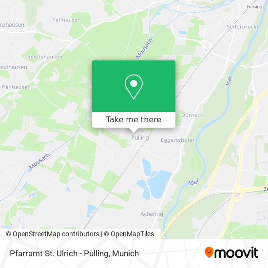 Pfarramt St. Ulrich - Pulling map