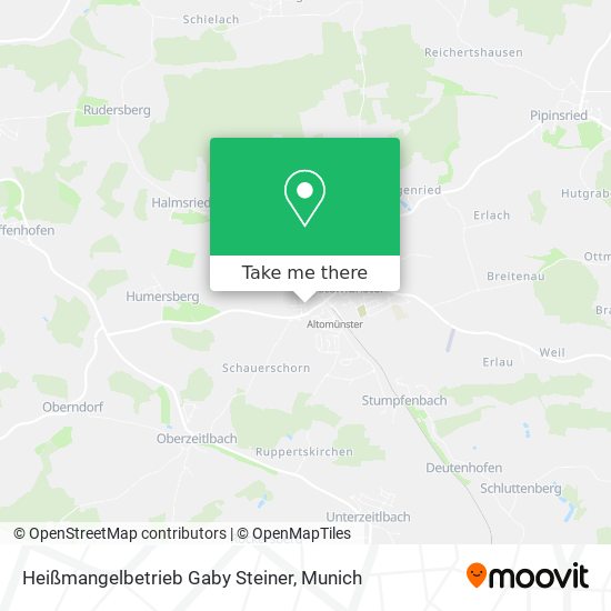 Карта Heißmangelbetrieb Gaby Steiner