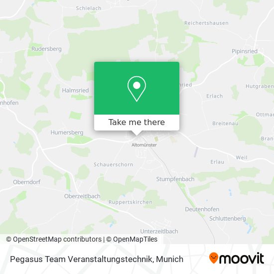 Pegasus Team Veranstaltungstechnik map