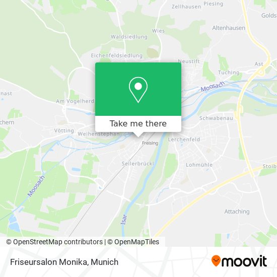 Friseursalon Monika map