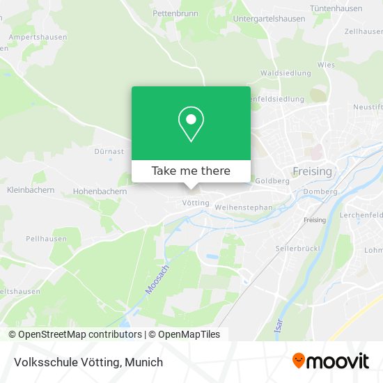 Карта Volksschule Vötting