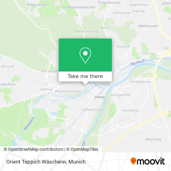 Карта Orient Teppich Wäscherei