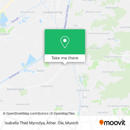 Isabella Thiel Myrodya, Äther. Öle map