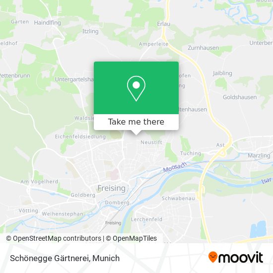 Schönegge Gärtnerei map