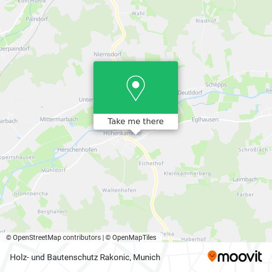 Holz- und Bautenschutz Rakonic map