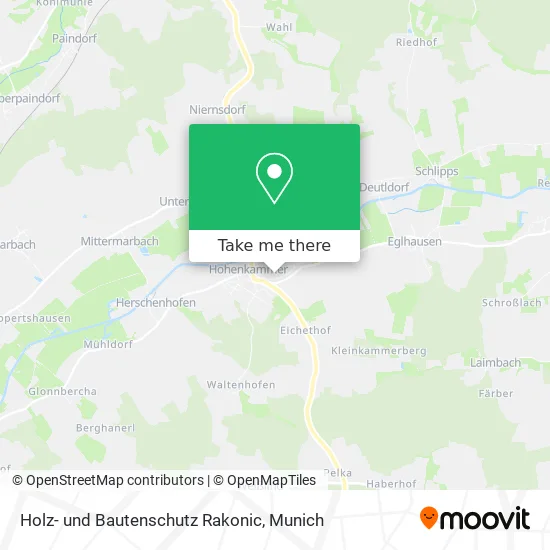 Карта Holz- und Bautenschutz Rakonic