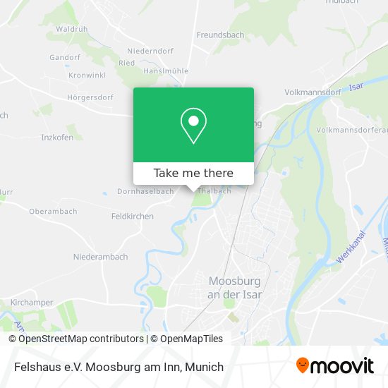 Felshaus e.V. Moosburg am Inn map