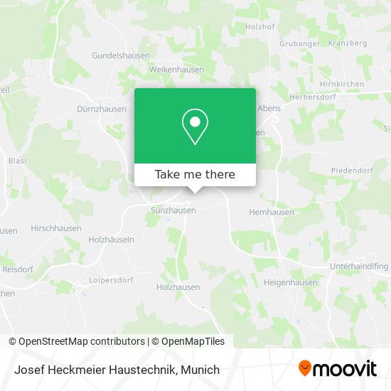 Josef Heckmeier Haustechnik map