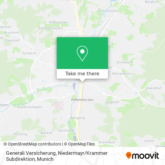 Карта Generali Versicherung, Niedermayr / Krammer Subdirektion