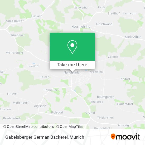 Gabelsberger German Bäckerei map