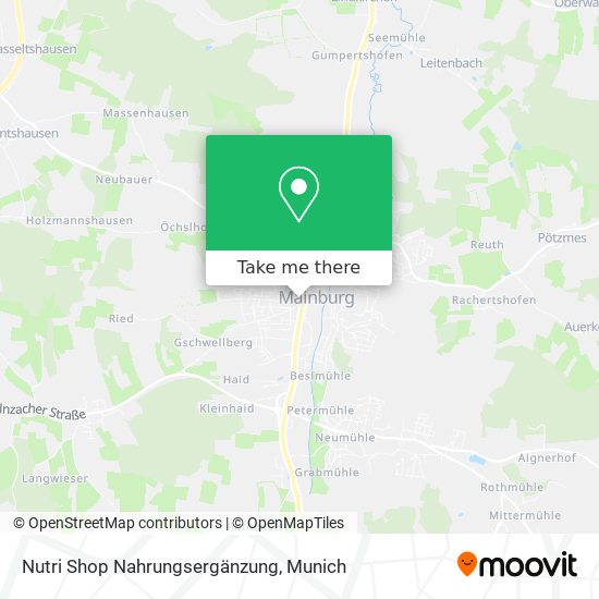 Nutri Shop Nahrungsergänzung map