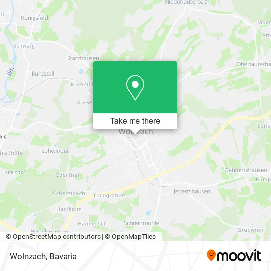 Карта Wolnzach