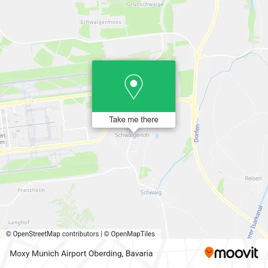 Карта Moxy Munich Airport Oberding