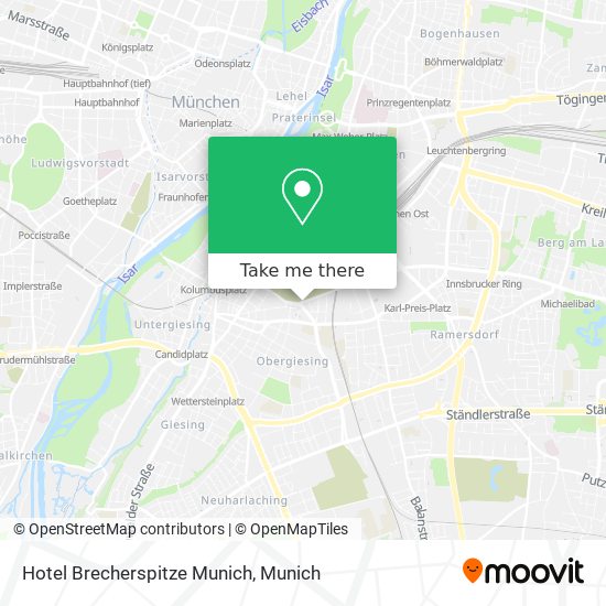 Hotel Brecherspitze Munich map