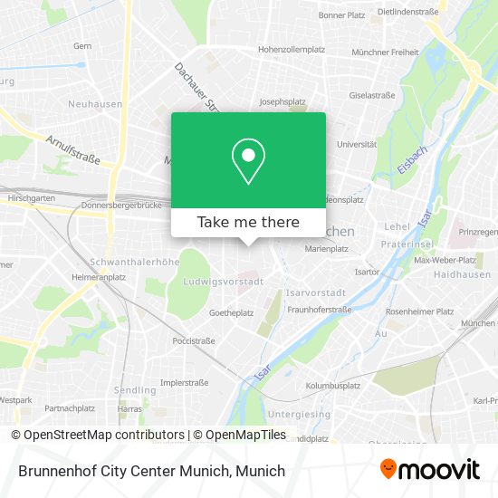 Brunnenhof City Center Munich map