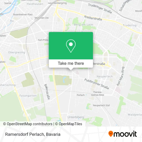 Карта Ramersdorf Perlach