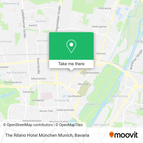 The Rilano Hotel München Munich map