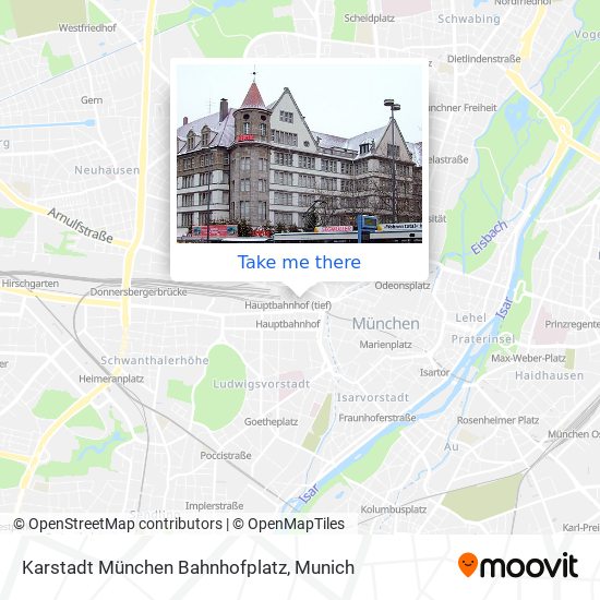 Karstadt München Bahnhofplatz map