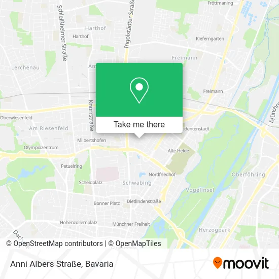 Карта Anni Albers Straße