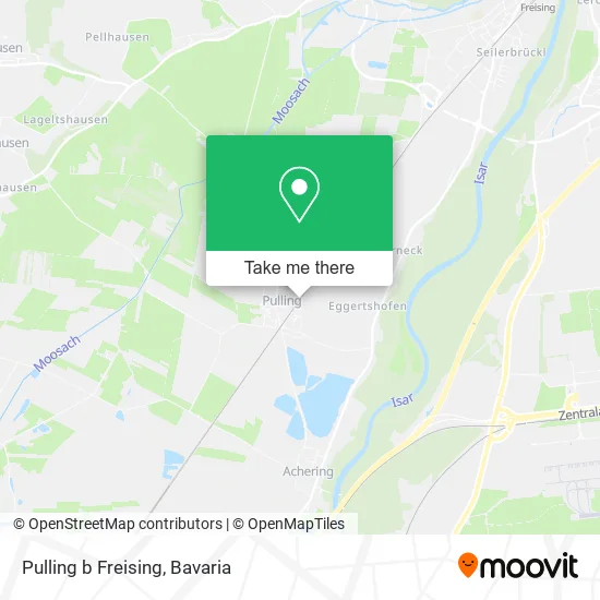 Карта Pulling b Freising
