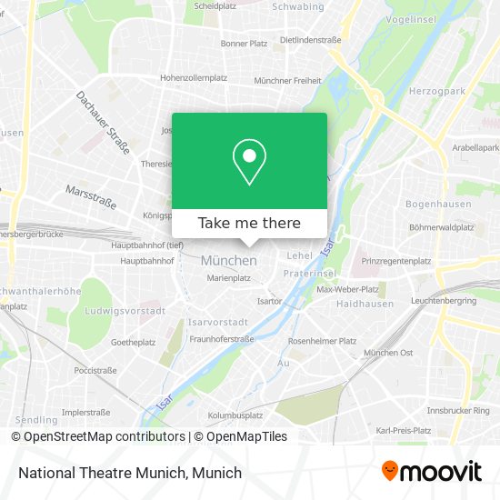 National Theatre Munich map