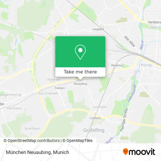 Карта München Neuaubing