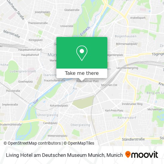 Living Hotel am Deutschen Museum Munich map