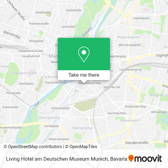 Living Hotel am Deutschen Museum Munich map