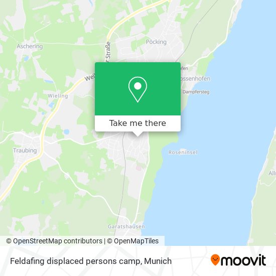 Feldafing displaced persons camp map