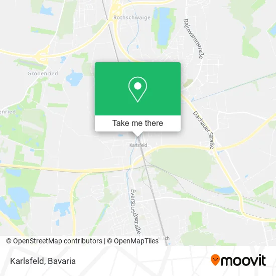 Карта Karlsfeld