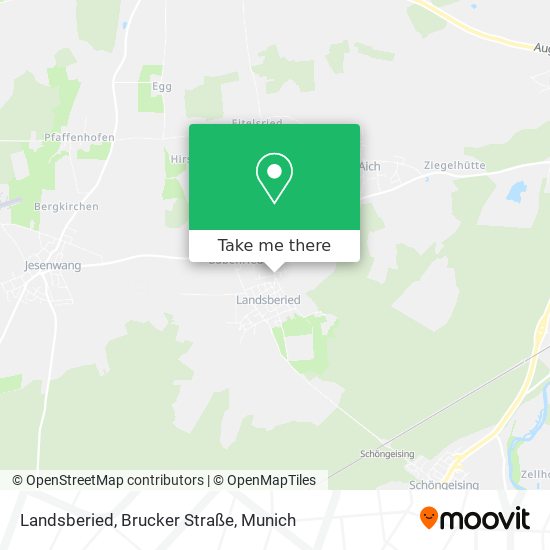 Landsberied, Brucker Straße map