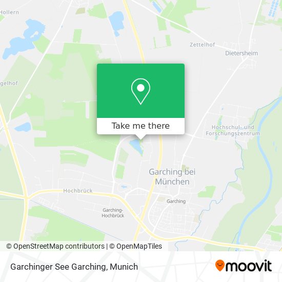 Garchinger See Garching map