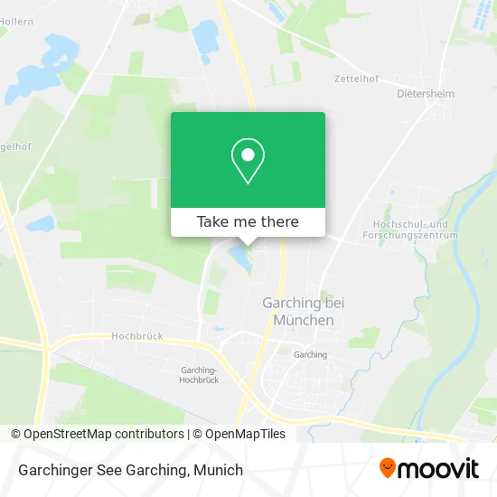 Карта Garchinger See Garching