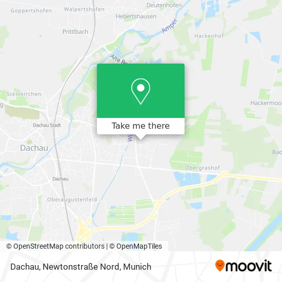 Карта Dachau, Newtonstraße Nord