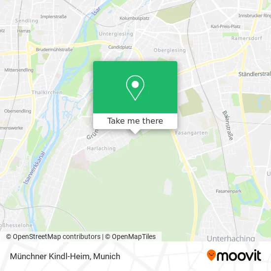 Карта Münchner Kindl-Heim