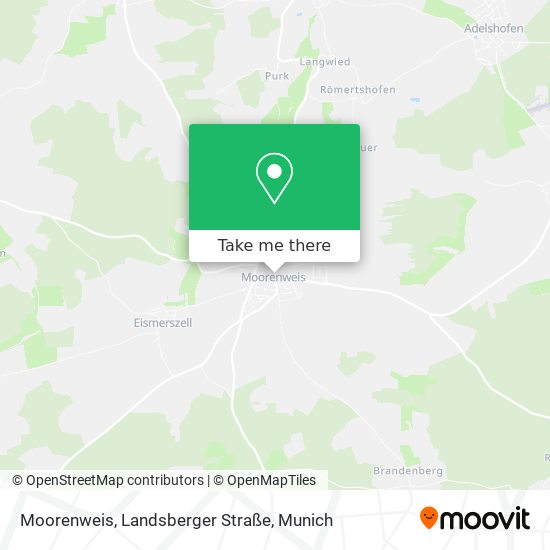 Карта Moorenweis, Landsberger Straße