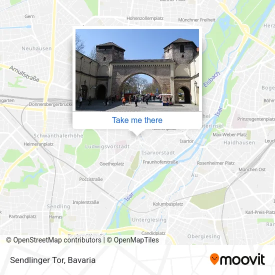 Карта Sendlinger Tor