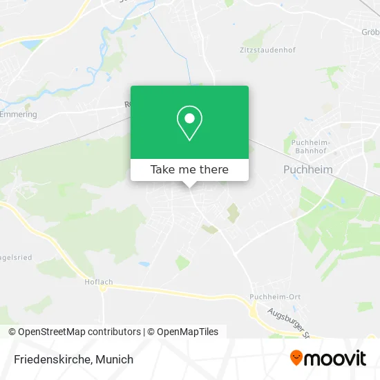 Карта Friedenskirche