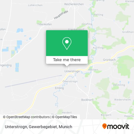 Unterstrogn, Gewerbegebiet map